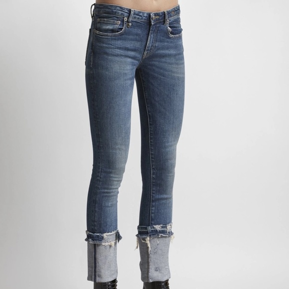 R13 Kate Cuffed Skinny Jeans - Picture 6 of 9